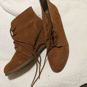 Madden Girl lace up booties